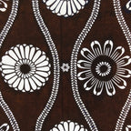 Antique Japanese Ise Katagami Paper Kimono Stencil Chrysanthemum Tatewaku A698