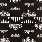 Antique Japanese Ise Katagami Paper Kimono Stencil Daffodil Suisen Pattern A740