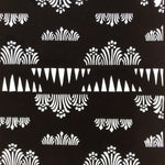 Antique Japanese Ise Katagami Paper Kimono Stencil Daffodil Suisen Pattern A740