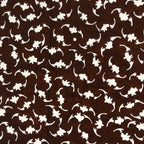 Antique Japanese Ise Katagami Paper Kimono Stencil Floral Plant Pattern A697