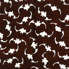 Antique Japanese Ise Katagami Paper Kimono Stencil Floral Plant Pattern A697