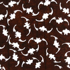 Antique Japanese Ise Katagami Paper Kimono Stencil Floral Plant Pattern A697