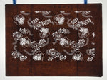 Antique Japanese Ise Katagami Paper Kimono Stencil Floral Snowflake Yukiwa A746