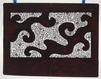 Antique Japanese Ise Katagami Paper Kimono Stencil Floral Swirl Pattern A736