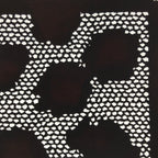 Antique Japanese Ise Katagami Paper Kimono Stencil Geometric Background A702