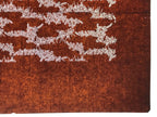 Antique Japanese Ise Katagami Paper Kimono Stencil Hagi Leaves Autumn Motif A748