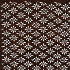 Antique Japanese Ise Katagami Paper Kimono Stencil Hishi Floral Pattern A678