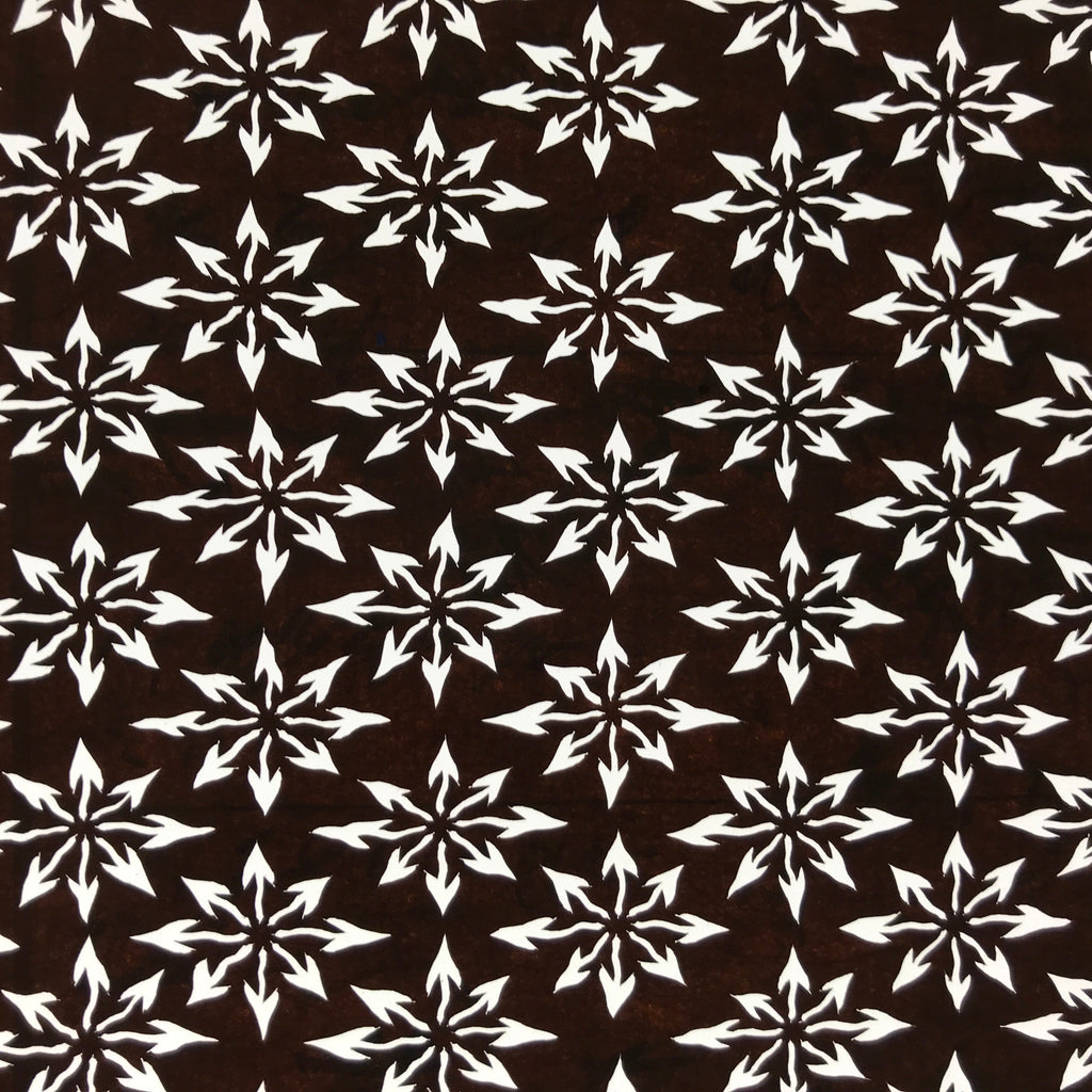 Antique Japanese Ise Katagami Paper Kimono Stencil Hishi Floral Pattern A678
