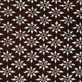 Antique Japanese Ise Katagami Paper Kimono Stencil Hishi Floral Pattern A678