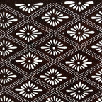 Antique Japanese Ise Katagami Paper Kimono Stencil Hishi Rhombus Caltrop A735