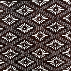 Antique Japanese Ise Katagami Paper Kimono Stencil Hishi Rhombus Caltrop A735
