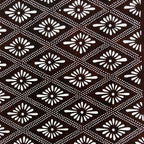 Antique Japanese Ise Katagami Paper Kimono Stencil Hishi Rhombus Caltrop A735