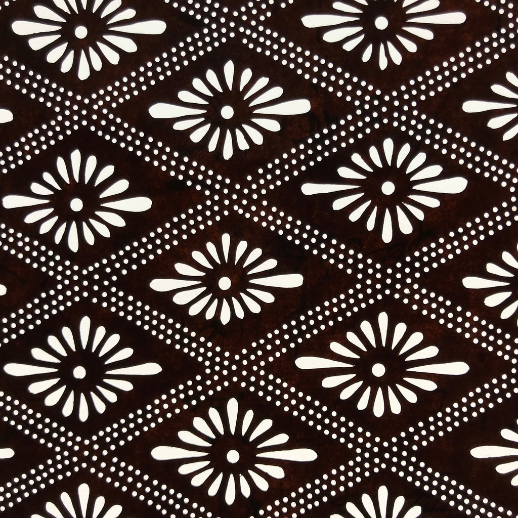 Antique Japanese Ise Katagami Paper Kimono Stencil Hishi Rhombus Caltrop A735