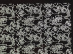 Antique Japanese Ise Katagami Paper Kimono Stencil Hishi Water Plant Design A848