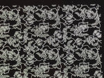 Antique Japanese Ise Katagami Paper Kimono Stencil Hishi Water Plant Design A848