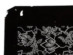 Antique Japanese Ise Katagami Paper Kimono Stencil Hishi Water Plant Design A848