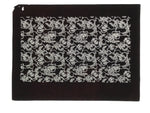 Antique Japanese Ise Katagami Paper Kimono Stencil Hishi Water Plant Design A848