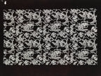 Antique Japanese Ise Katagami Paper Kimono Stencil Hishi Water Plant Design A848
