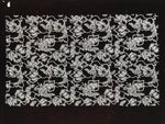 Antique Japanese Ise Katagami Paper Kimono Stencil Hishi Water Plant Design A848