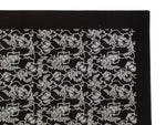 Antique Japanese Ise Katagami Paper Kimono Stencil Hishi Water Plant Design A848
