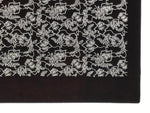 Antique Japanese Ise Katagami Paper Kimono Stencil Hishi Water Plant Design A848
