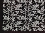 Antique Japanese Ise Katagami Paper Kimono Stencil Hishi Water Plant Design A848