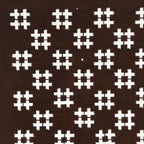 Antique Japanese Ise Katagami Paper Kimono Stencil Igeta Hash Mark Pattern A693