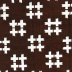 Antique Japanese Ise Katagami Paper Kimono Stencil Igeta Hash Mark Pattern A693