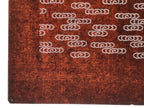 Antique Japanese Ise Katagami Paper Kimono Stencil Kanzemizu Swirling Water A750