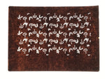 Antique Japanese Ise Katagami Paper Kimono Stencil Katazome Birds Design A849