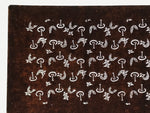 Antique Japanese Ise Katagami Paper Kimono Stencil Katazome Birds Design A849