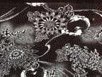 Antique Japanese Ise Katagami Paper Kimono Stencil Katazome Chrysanthemums A829
