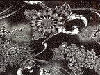 Antique Japanese Ise Katagami Paper Kimono Stencil Katazome Chrysanthemums A829