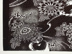 Antique Japanese Ise Katagami Paper Kimono Stencil Katazome Chrysanthemums A829