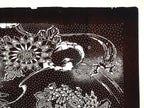 Antique Japanese Ise Katagami Paper Kimono Stencil Katazome Chrysanthemums A829