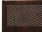 Antique Japanese Ise Katagami Paper Kimono Stencil Katazome Diamond Grid A868