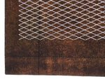 Antique Japanese Ise Katagami Paper Kimono Stencil Katazome Diamond Grid A868