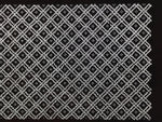Antique Japanese Ise Katagami Paper Kimono Stencil Katazome Diamond Grid A878