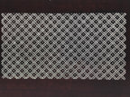 Antique Japanese Ise Katagami Paper Kimono Stencil Katazome Diamond Grid A878