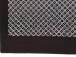 Antique Japanese Ise Katagami Paper Kimono Stencil Katazome Diamond Grid A878