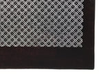 Antique Japanese Ise Katagami Paper Kimono Stencil Katazome Diamond Grid A878