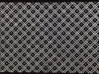 Antique Japanese Ise Katagami Paper Kimono Stencil Katazome Diamond Grid A878