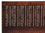 Antique Japanese Ise Katagami Paper Kimono Stencil Katazome Diamond Line A881