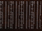 Antique Japanese Ise Katagami Paper Kimono Stencil Katazome Diamond Line A881
