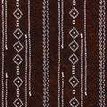 Antique Japanese Ise Katagami Paper Kimono Stencil Katazome Diamond Line A881