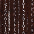 Antique Japanese Ise Katagami Paper Kimono Stencil Katazome Diamond Line A881