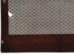 Antique Japanese Ise Katagami Paper Kimono Stencil Katazome Diamond Pattern A828