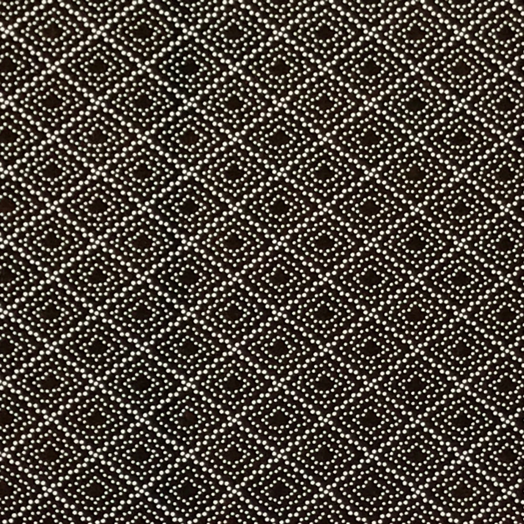 Antique Japanese Ise Katagami Paper Kimono Stencil Katazome Diamond Pattern A828