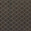 Antique Japanese Ise Katagami Paper Kimono Stencil Katazome Diamond Pattern A828