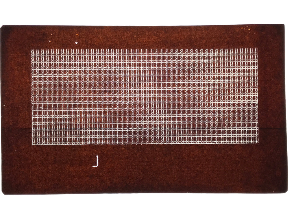 Antique Japanese Ise Katagami Paper Kimono Stencil Katazome Dots Grid A873